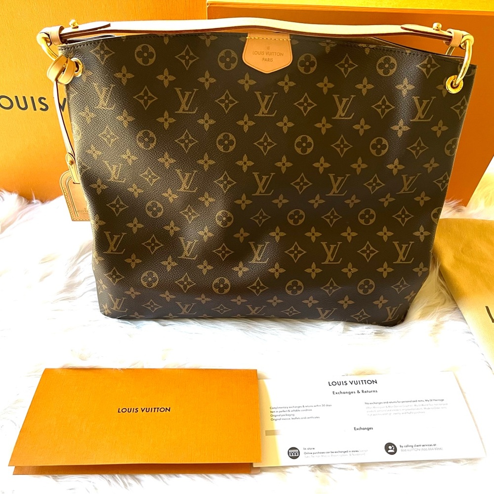 Louis Vuitton Graceful MM Monogram with box and dust bag
